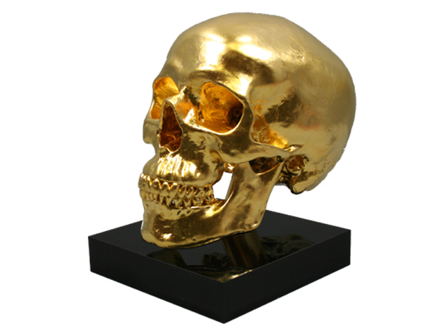 een kopje George Hanbury Gewoon doen Gouden schedel RV1002 - Gouden Cadeau